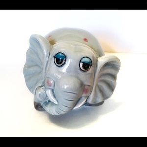 ❌SOLD❌ Adorable Gray Elephant Piggybank